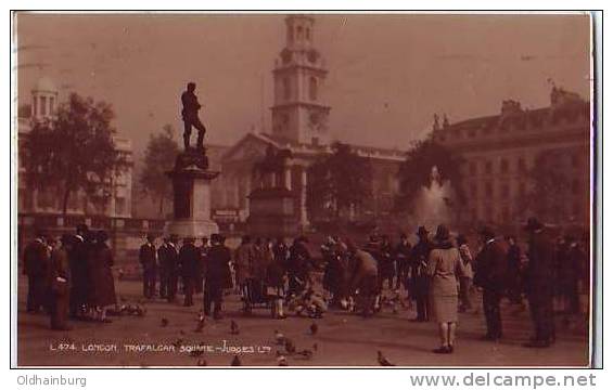 234w: Alte AK London Trafalgar Square 1903 - Trafalgar Square