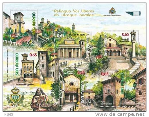 REPUBBLICA DI SAN MARINO - ANNO 2011 - TURISTICA BF - NUOVI MNH ** - Neufs