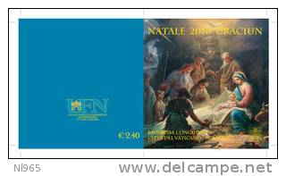 CITTA´ DEL VATICANO - VATIKAN STATE - ANNO 2010 - LIBRETTI NATALE - EMISSIONE CONGIUNTA -NUOVI MNH ** - Ungebraucht