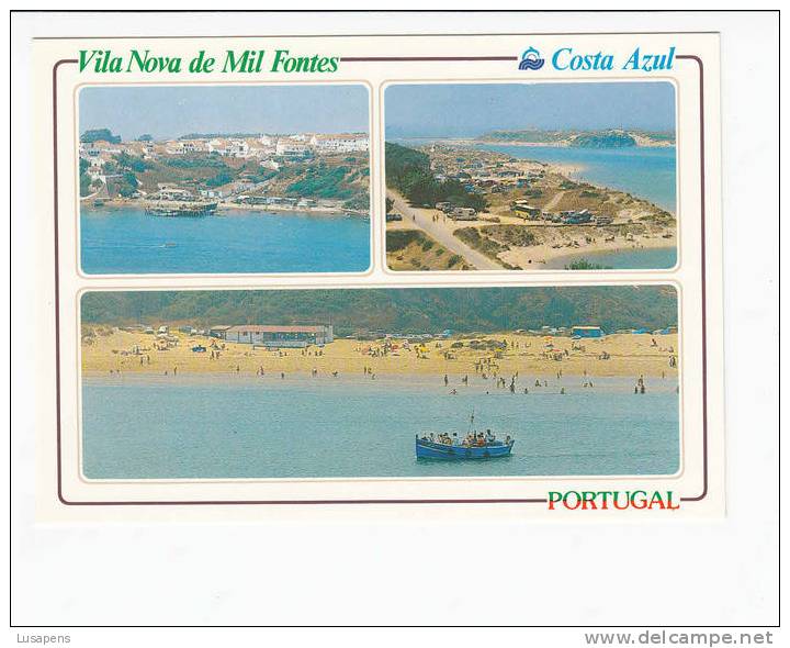 Portugal Cor 14918 –  VILA  NOVA DE MILFONTES - VISTAS - Beja