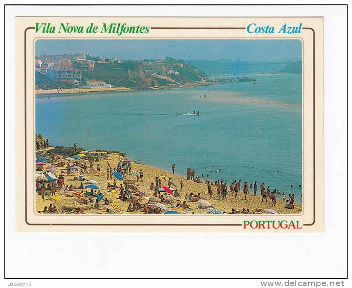 Portugal Cor 14928 –  VILA  NOVA DE MILFONTES - PRAIA - Beja