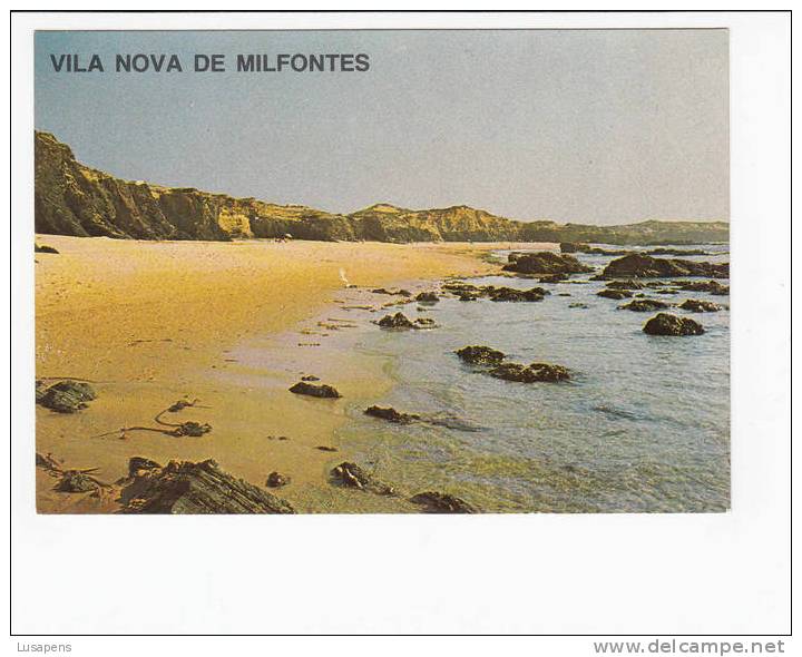 Portugal Cor 14959 –  VILA  NOVA DE MILFONTES - PRAIA - Beja