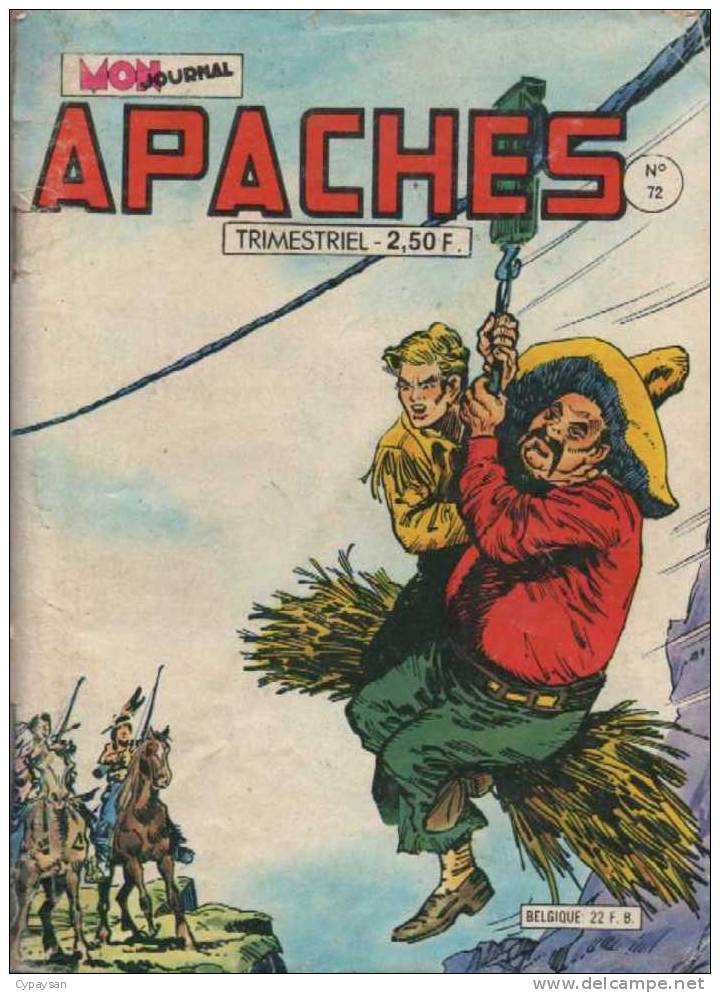 APACHES N° 72 BE MON JOURNAL 01-1978 - Mon Journal