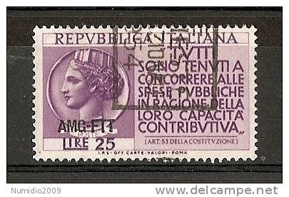 1954 TRIESTE A USATO REDDITO - RR2427-2 - Used