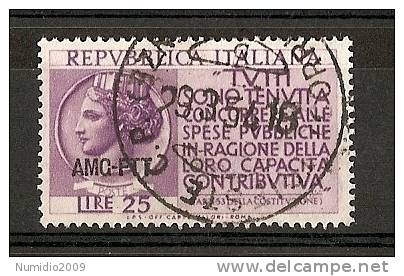 1954 TRIESTE A USATO REDDITO - RR2427 - Gebraucht