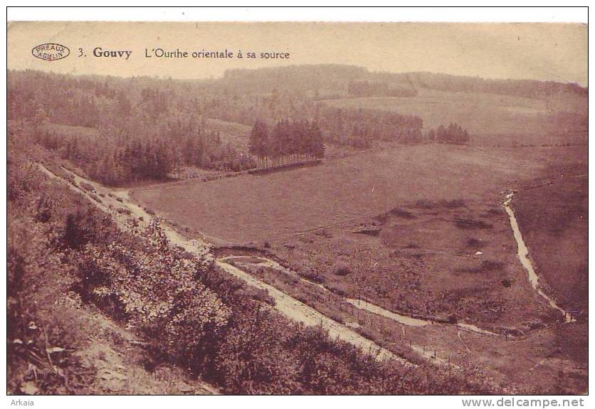 GOUVY = L'Ourthe Orientale à Sa Source (Preaux) 1925 - Gouvy