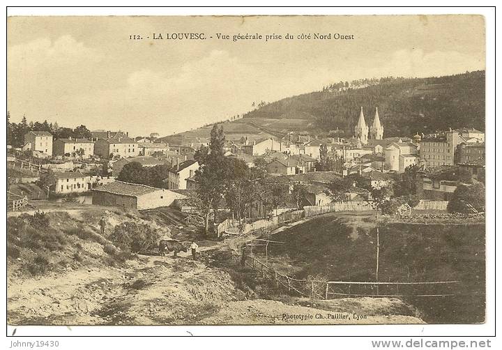 112 - LA LOUVESC - VUE GENERALE PRISE DU COTE OUEST ( Animées ) - La Louvesc