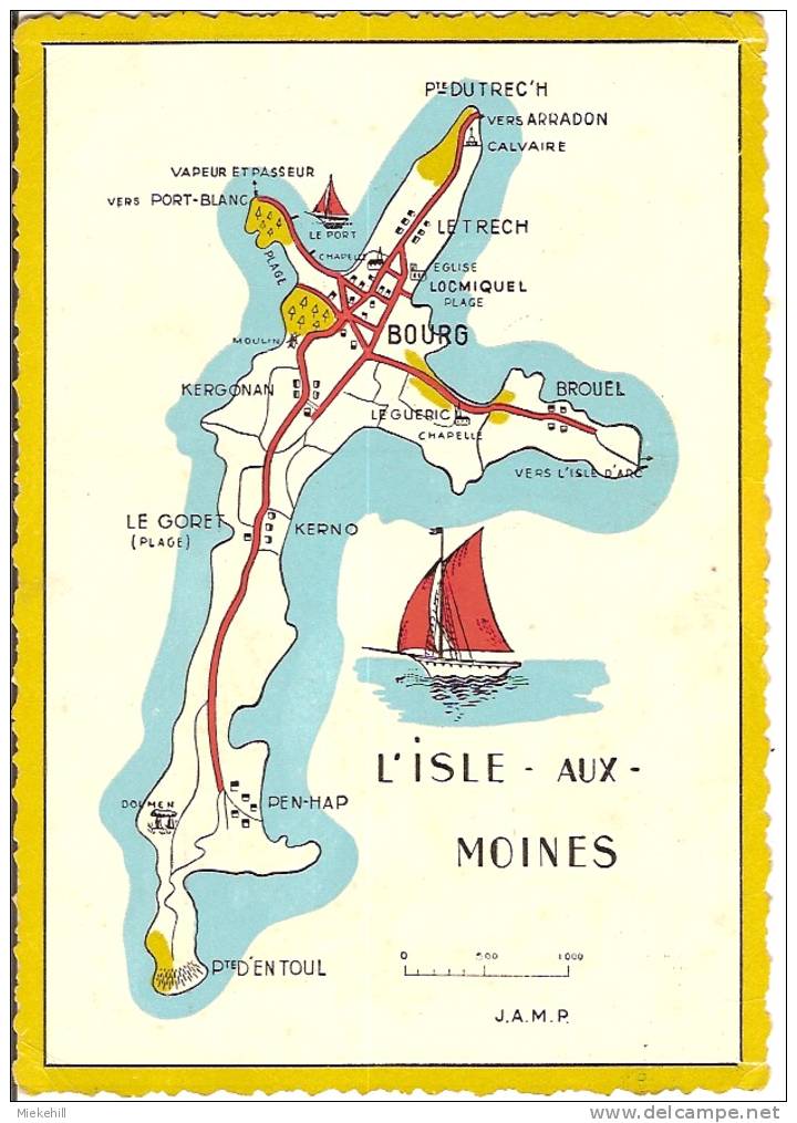 L'ISLE AUX MOINES-PERLE DU GOLFE DE MORBIHAN - Ile Aux Moines