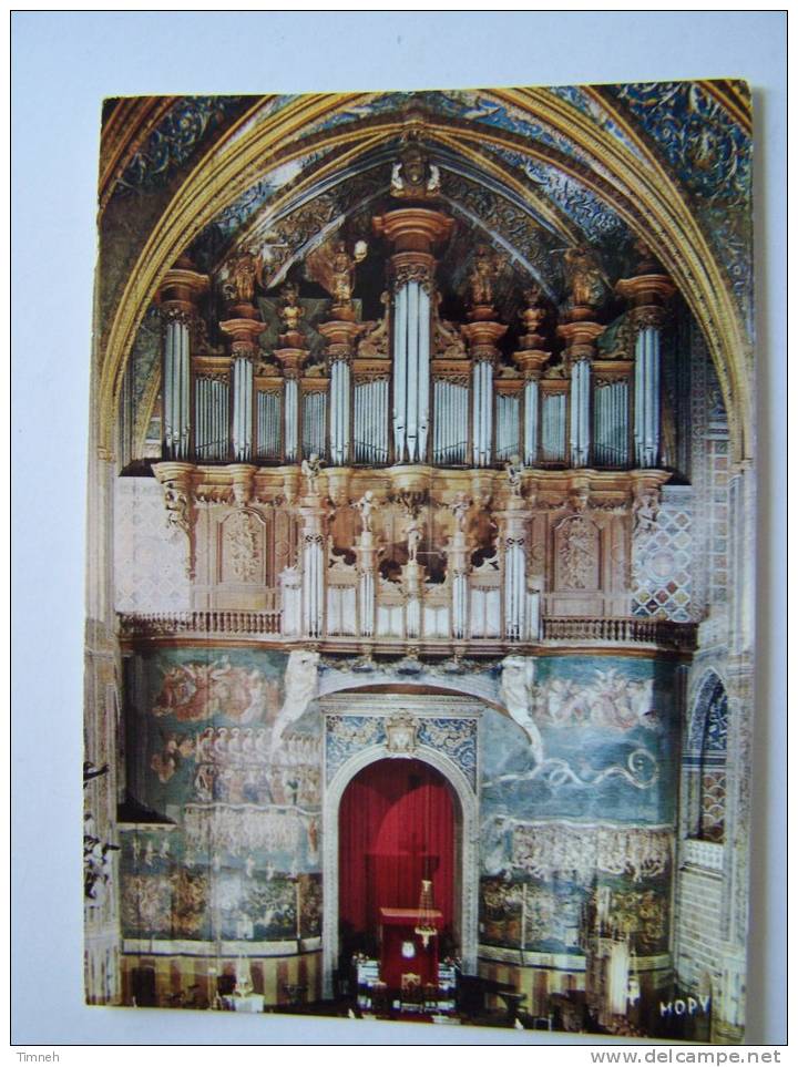 ALBI-ville D Art-Basilique Saine-Cécile-Editions MOPY- Détails De L Interieur- ORGUE- - Eglises Et Cathédrales