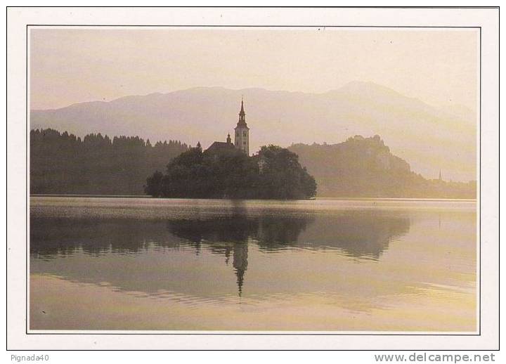 YOUGOSLAVIE , BLED , L'Église De Sainte-Marie-du-Lac - Jugoslawien