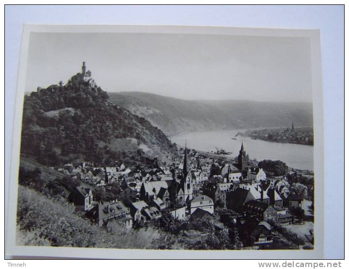 12 Cartes-photographies-VOYAGE SUR LE RHIN-de Rüdelsheim à COBLENCE-Braubach M.Marksburg- Château Denkmal Loreley - - Sammlungen & Sammellose