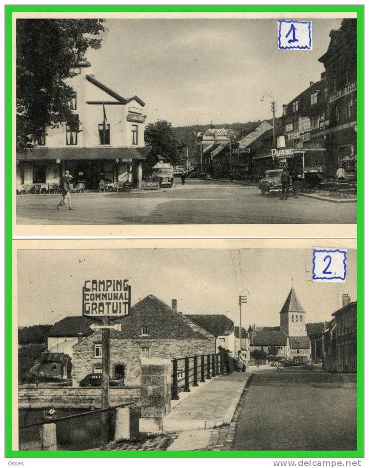 TROIS C.P.A. De HAN Sur LESSE -1) La Place-2) Le Pont 3)- L'Eglise Et Le Parc (rectos Vresos) - Rochefort