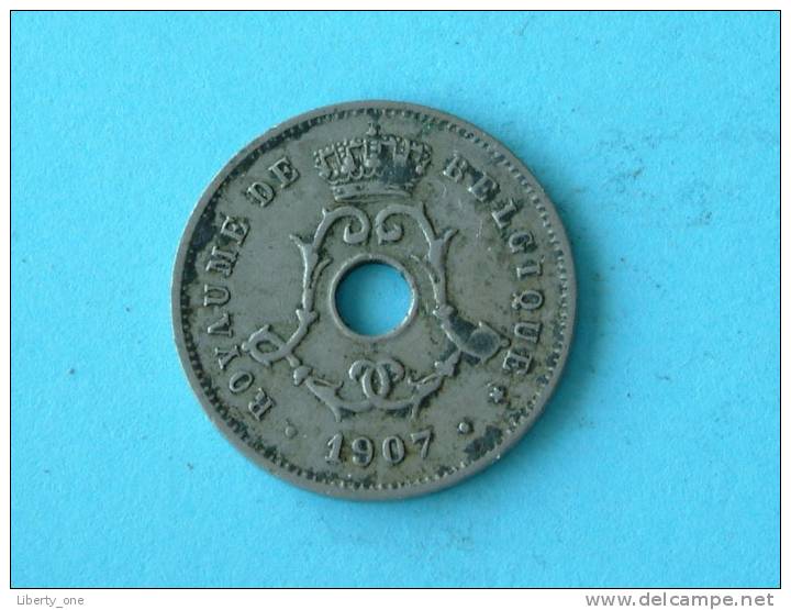 1907 FR / 5 Cent - Morin 279 ( Uncleaned - For Grade, Please See Photo ) !! - 5 Cent