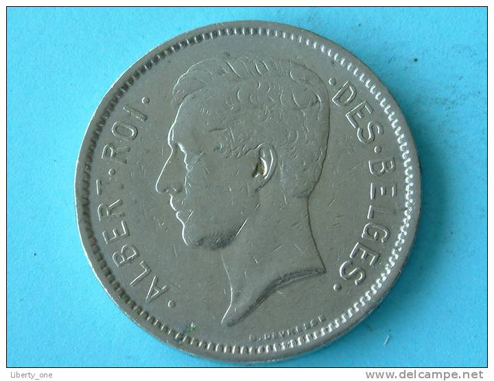 1933 FR - UN BELGA / Morin 388a ( For Grade, Please See Photo ) !! - 5 Frank & 1 Belga