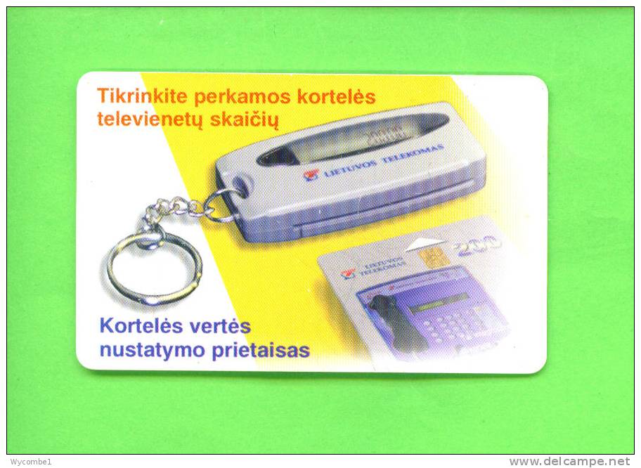 LITHUANIA - Chip Phonecard As Scan - Lituanie