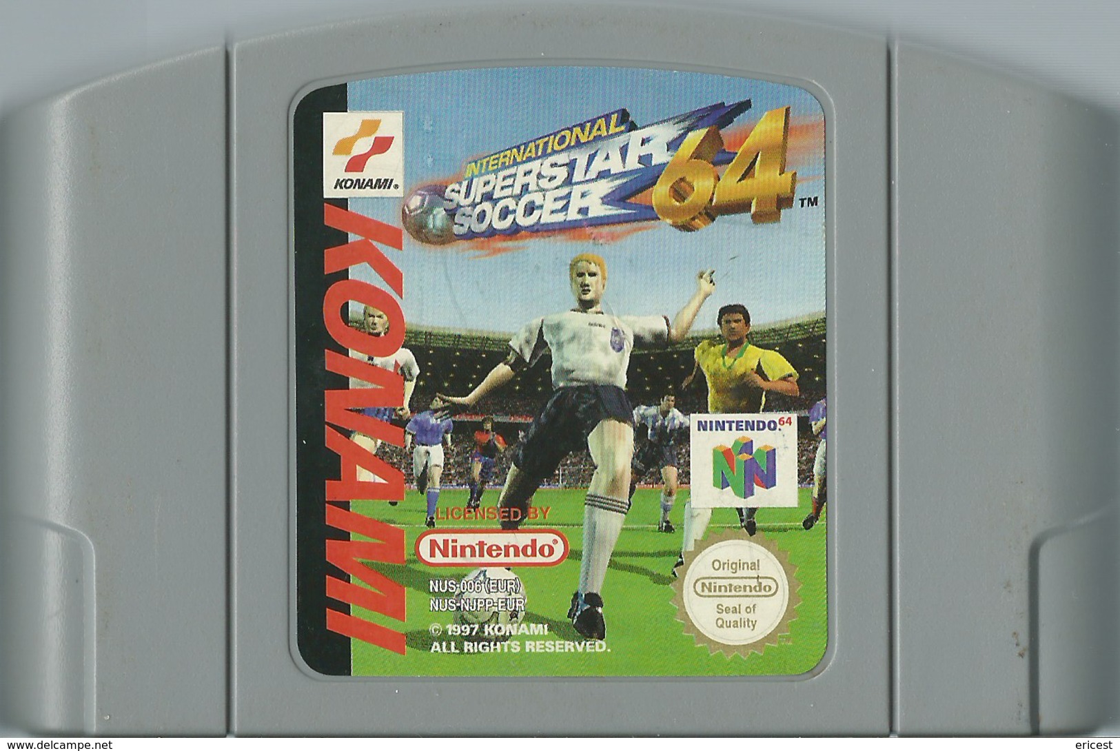 JEU NINTENDO 64 INTERNATIONAL SUPERSTAR SOCCER 64  SANS BOITE NI NOTICE - Nintendo 64