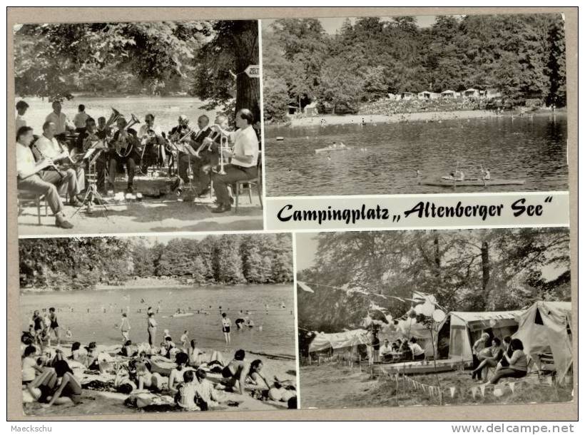 Deutschland - Thüringen -  Wartburgkreis - Marksuhl - Campingplatz "Altenberger See" - Mehrbildkarte - Marksuhl