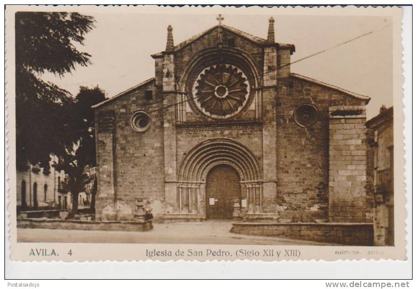 (AKM162) AVILA. IGLESIA DE SAN PEDRO - Ávila