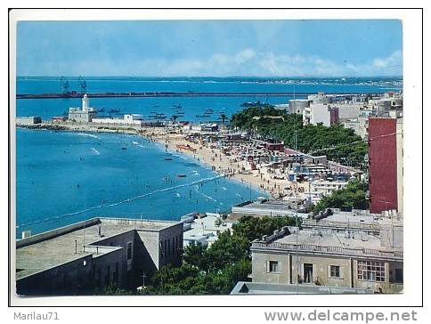 M736 PUGLIA MANFREDONIA FARO 1958 VIAGGIATA LIEVE PIEGA - Manfredonia