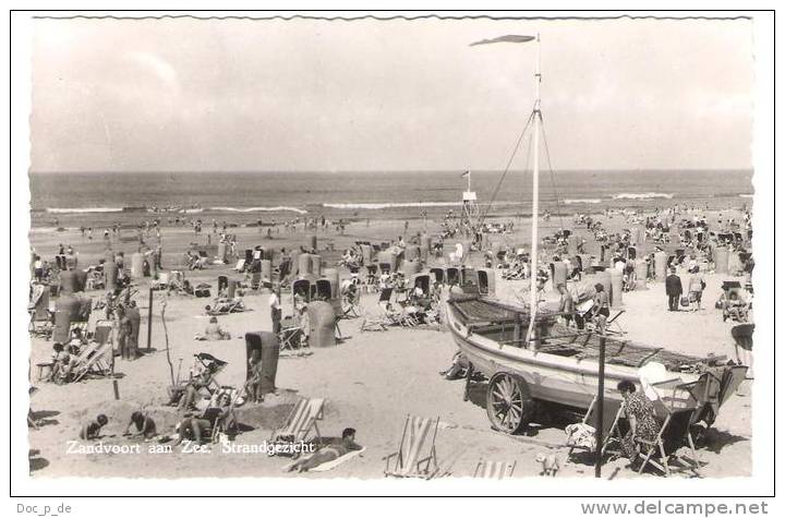 Nederland - Zandvoort Aan Zee - Strandgezicht - 1956 - Zandvoort