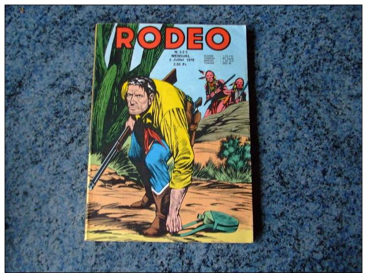 BD Petit Format Rodéo N°323 (éditions Lug 1978) - Rodeo