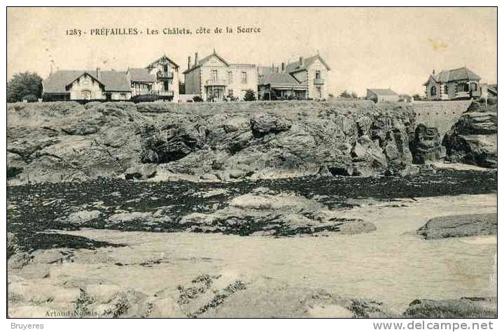 1283 - PREFAILLES - Les Châlets, Côte De La Source - Préfailles