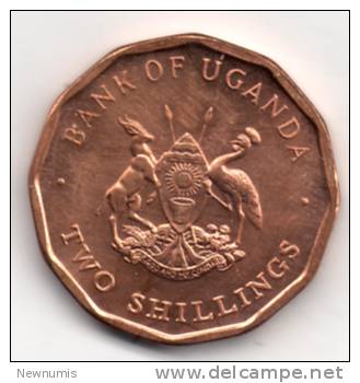 UGANDA 2 SHILLINGS 1987 - Ouganda