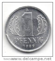 GERMANIA 1 PFENNIG 1989 - 1 Pfennig