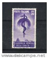 1949 - Italia 607 Organizzazione Mondiale Sanità - OMS