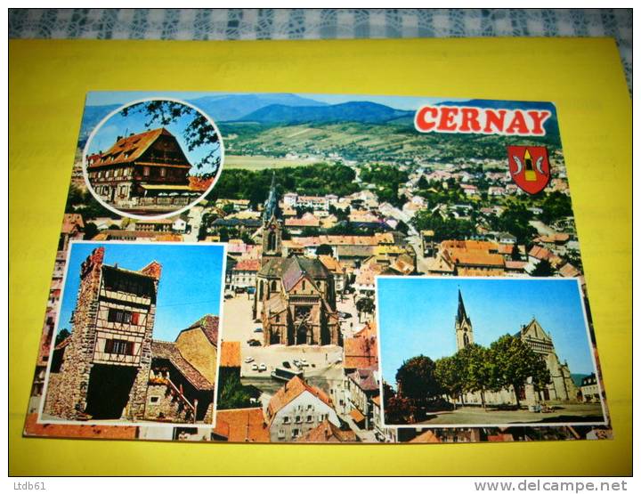 68 CERNAY  VUE GENERALE - Cernay