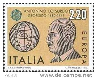 ITALIA REPUBBLICA 1980 EUROPA UNITA SERIE COMPLETA MNH - 1971-80: Neufs