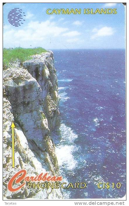 TARJETA DE LAS ISLAS CAYMAN  DE VISTAS ISLA  163CCID - Cayman Islands