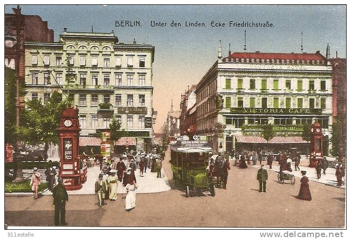 BERLIN  -- Unter Den Linden Ecke Friedrichstrabe ( Victoria Café ) - Friedrichshain