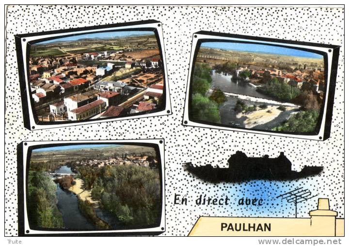 PAULHAN VUE AERIENNES ECOLE DES FILLES - Paulhan