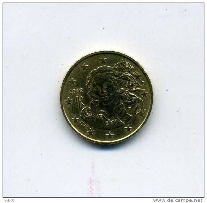 - ITALIE  . EURO . 10C. . 2002 - Italie