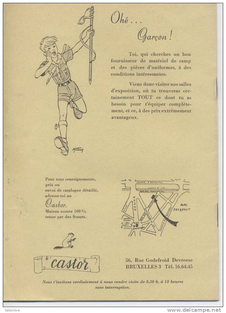 En Cordée Scouts De Bruxelle 1958 - Sonstige & Ohne Zuordnung