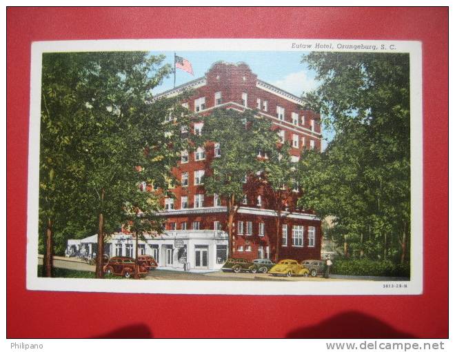 Orangeburg  SC-  Eutaw Hotel  1945 Cancel     -- Ref 224 - Orangeburg