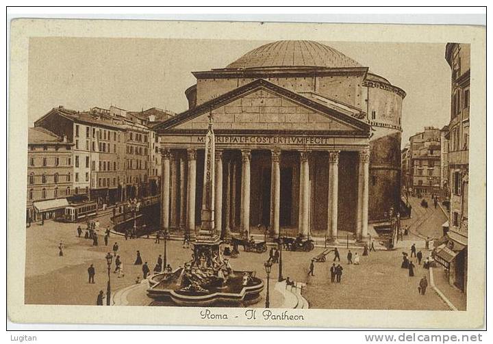 Cartolina - ROMA - LAZIO - IL PANTHEON - ROME - Panthéon