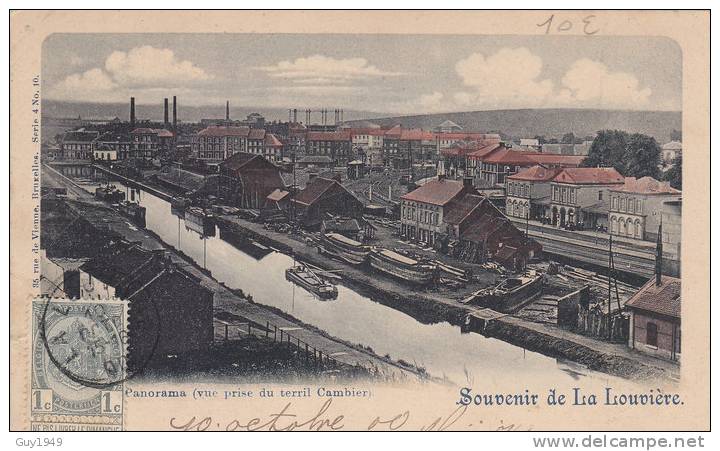 VUE PRISE DU TERRIL CAMBIER  PANORAMA - La Louvière