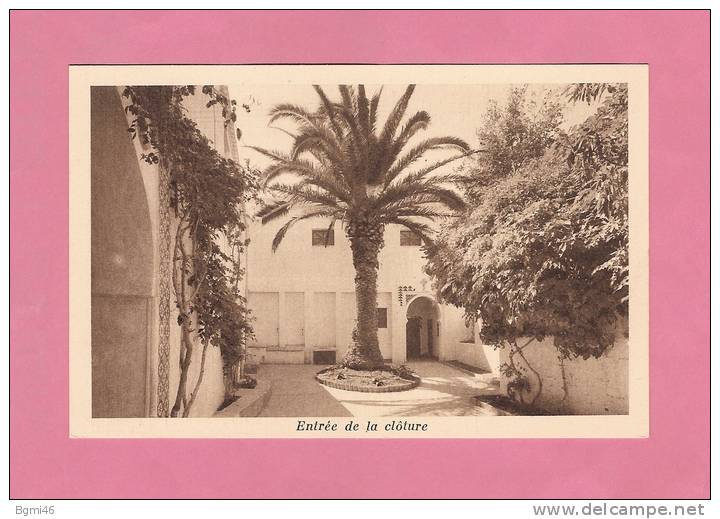 * CPSM..ALGERIE..ALGER.....   Monastère Des Clarisses - Saint Eugène - Entrée De La Clôture - Alger