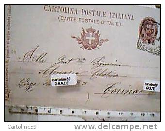 INTERO POSTALE 10 Ct  Mill. 98  VB1898  DF7035 - Entero Postal