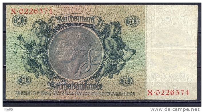 Germany - 1933 - 50 Mark  I/X  -     (VF/F ) .P-182a ...R 175a - 50 Reichsmark