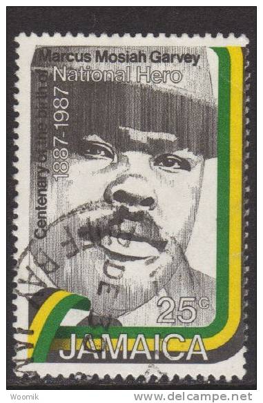 Jamaica ~ Marcus Garvey ~ SG 696 ~ 1987 ~ Used - Jamaica (1962-...)