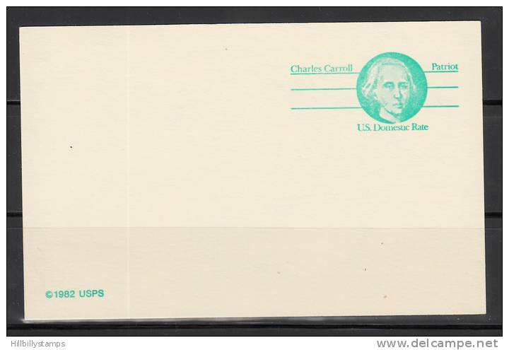 Post Card Charles Carroll Unused Lot 229 - 1961-80