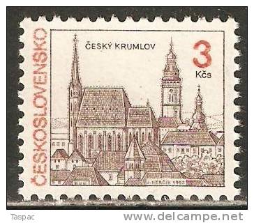 Czechoslovakia 1992 Mi# 3132 ** MNH - Cesky Krumlov - Neufs