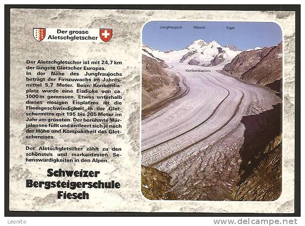 Bergsteigerschule Fiesch Wallis Auszeichnung 1988 - Escalade