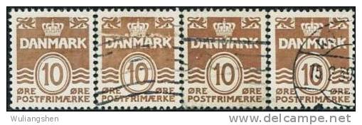 NE1075 Denmark 1937 Digital Definitive Stamp 1v Mint Stamp+ 3v Used Stamp MNH - Ungebraucht