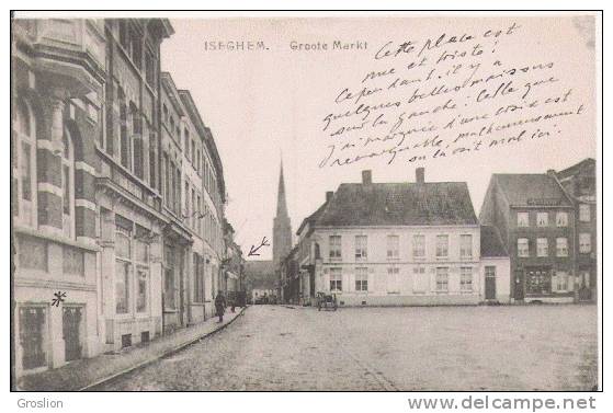 ISEGHEM GROOTE MARKT 1919 - Izegem