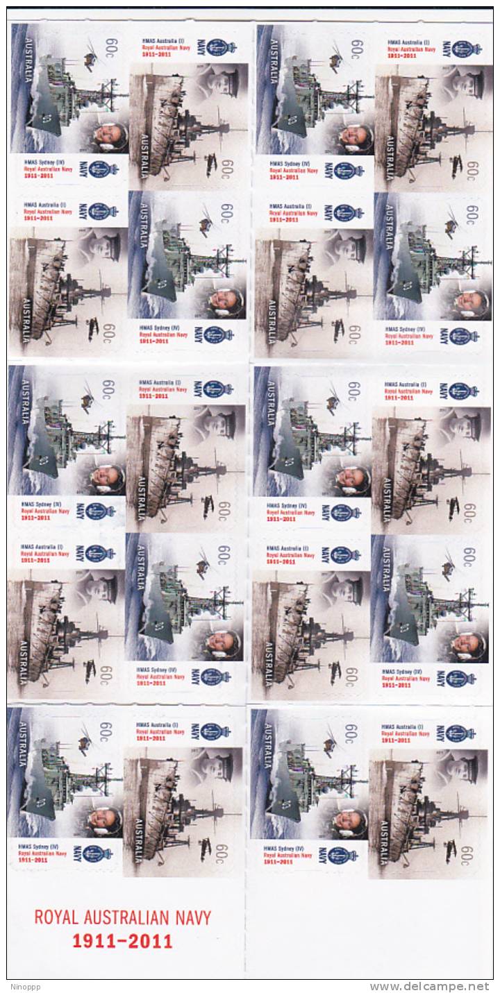 Australia- 2011 Centenary Aust Navy Booklet MNH - Booklets