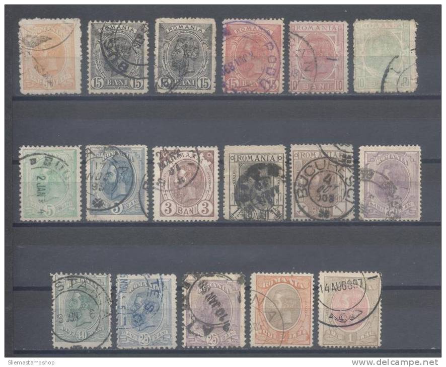 ROMANIA - 1893 ODD VALUES - V4404 - Unused Stamps